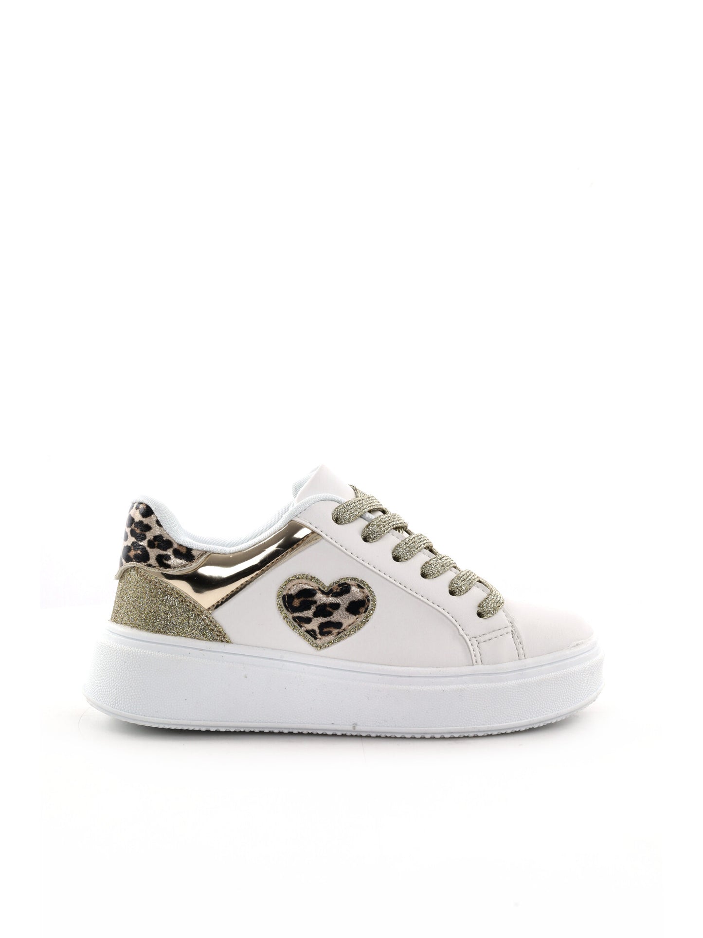 Sneakers Love Details unisex bambino multicolore con stampa leopardo