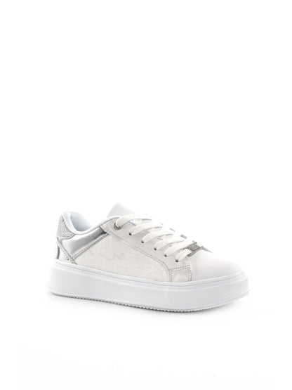 Love Details sneaker unisex bambino in elegante argento