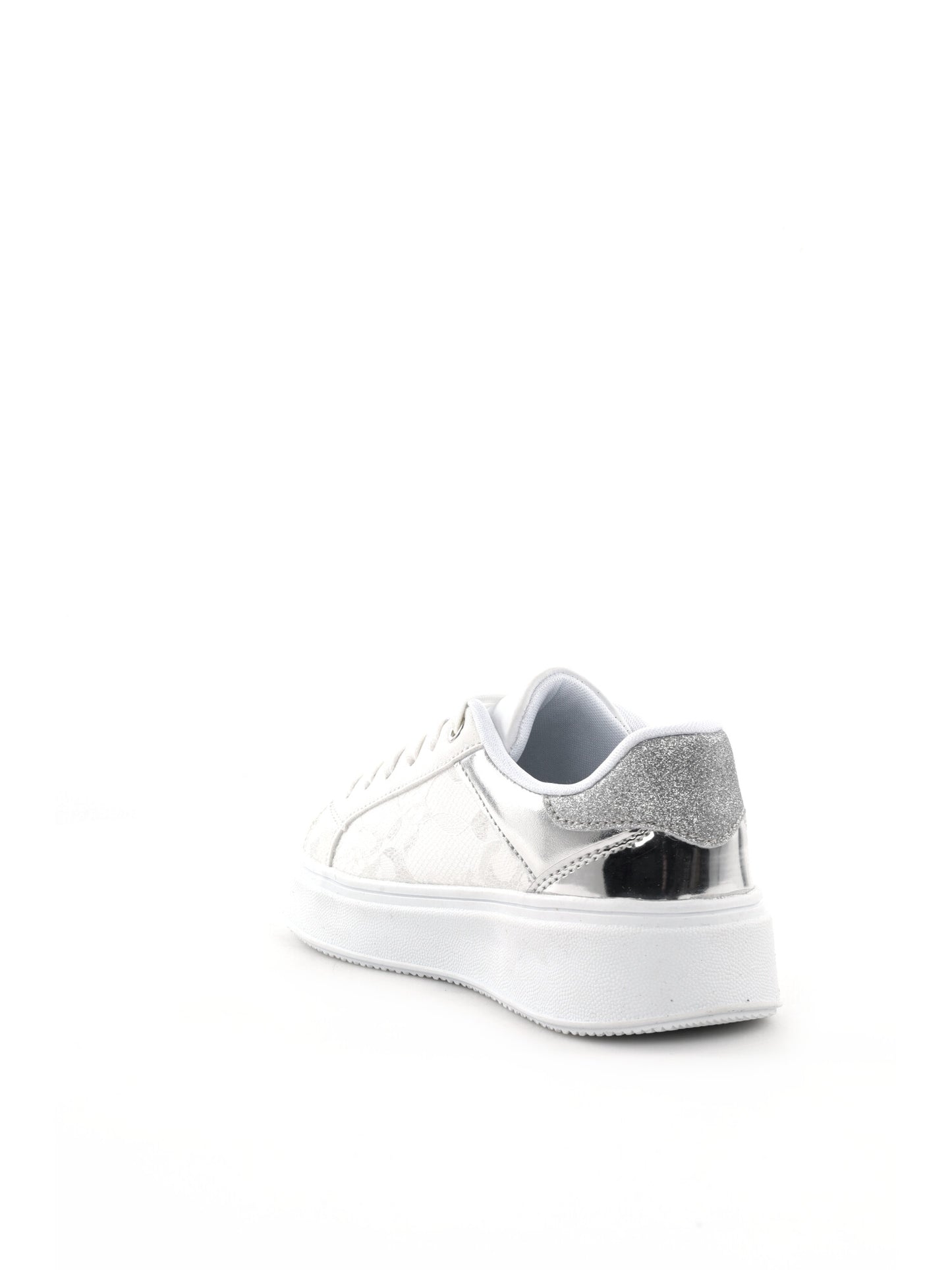 Love Details sneaker unisex bambino in elegante argento