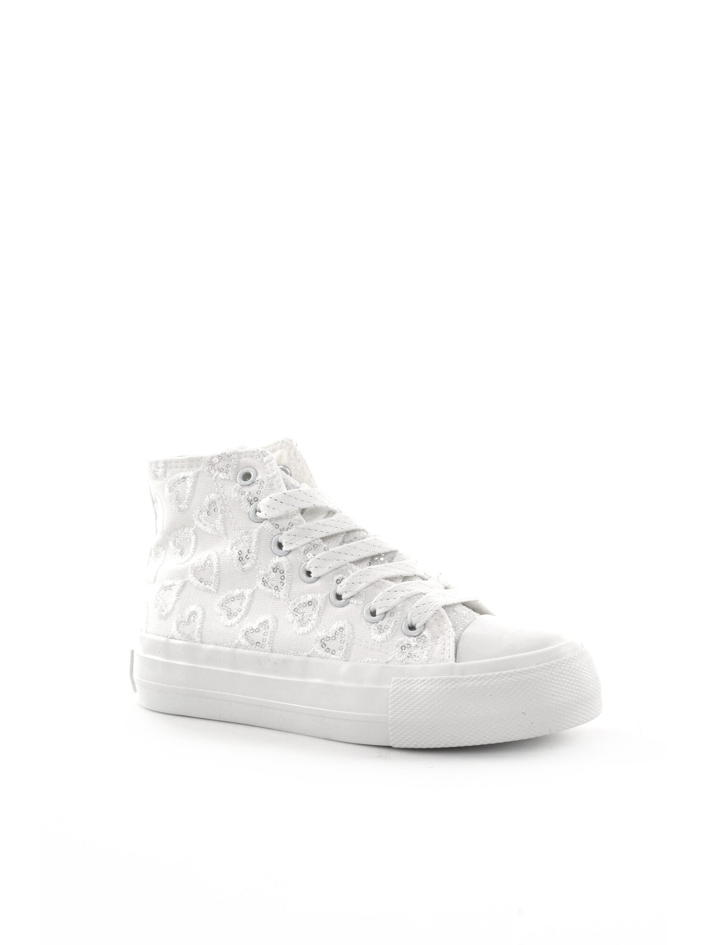 Love Details sneakers unisex bambino bianche per la primavera