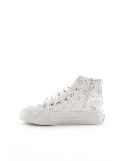 Love Details sneakers unisex bambino bianche per la primavera
