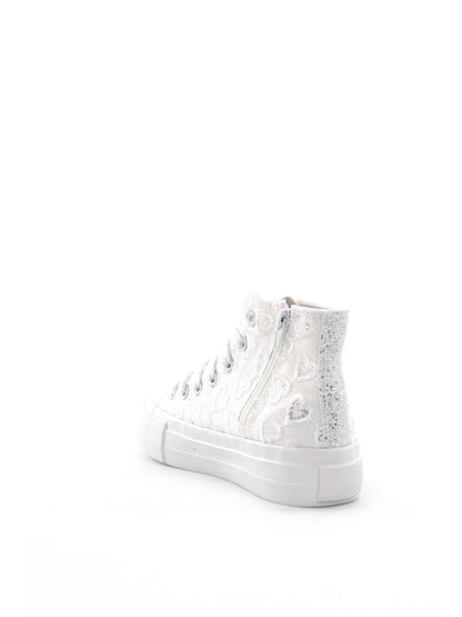Love Details sneakers unisex bambino bianche per la primavera