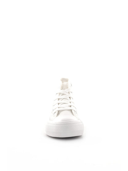 Sneakers Love Details bianche stringate per bambina e bambino