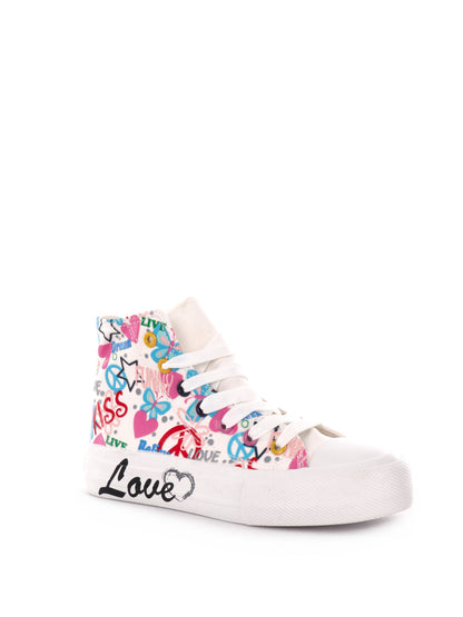 LOVE DETAILS SNEAKER - BIANCO