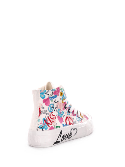 LOVE DETAILS SNEAKER - BIANCO