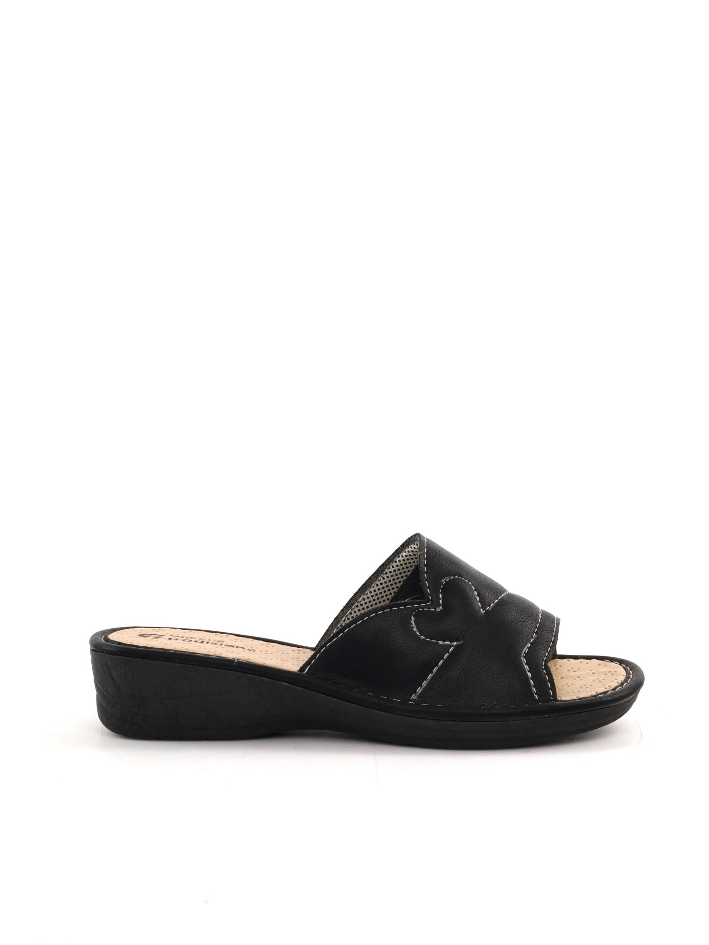 Ciabatte donna Tiglio Sophia in nero, comode ed eleganti