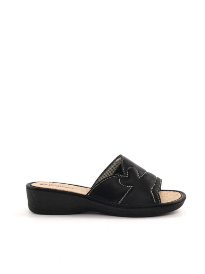 Ciabatte donna Tiglio Sophia in nero, comode ed eleganti
