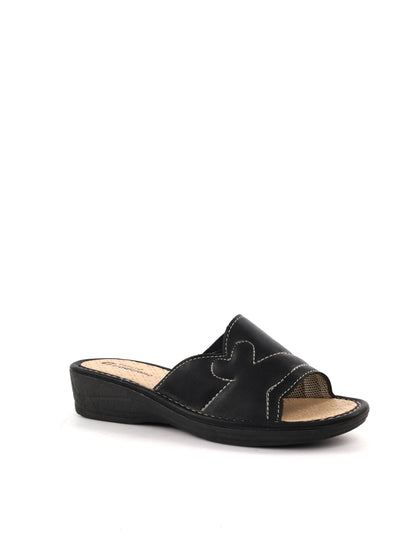 Ciabatte donna Tiglio Sophia in nero, comode ed eleganti