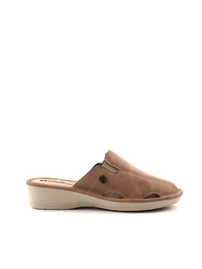 Tiglio 1629, ciabatta sabot beige da donna per uso quotidiano