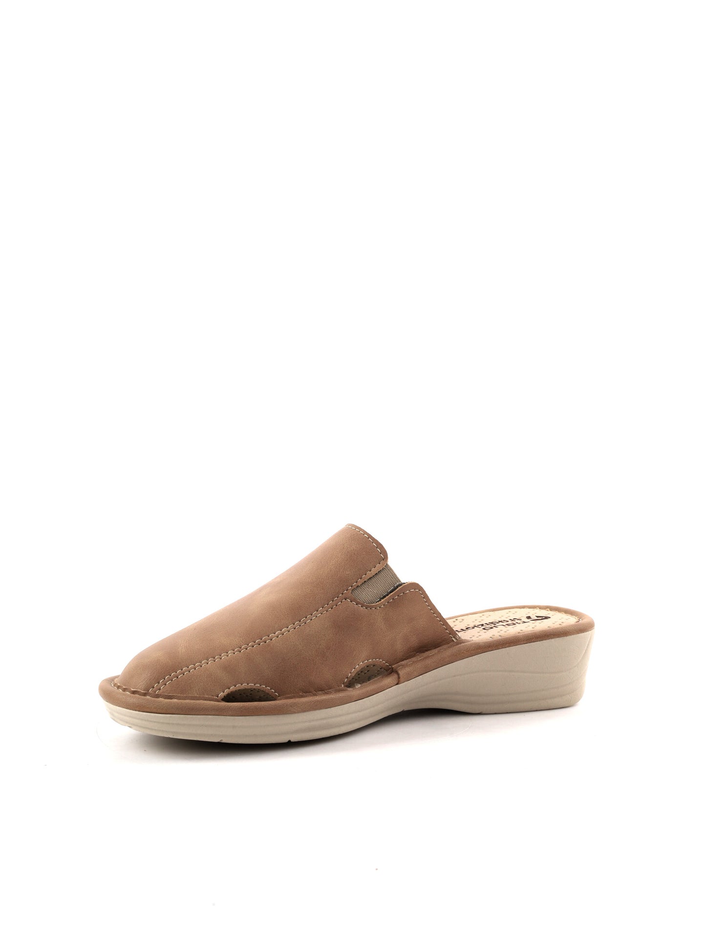 Tiglio 1629, ciabatta sabot beige da donna per uso quotidiano