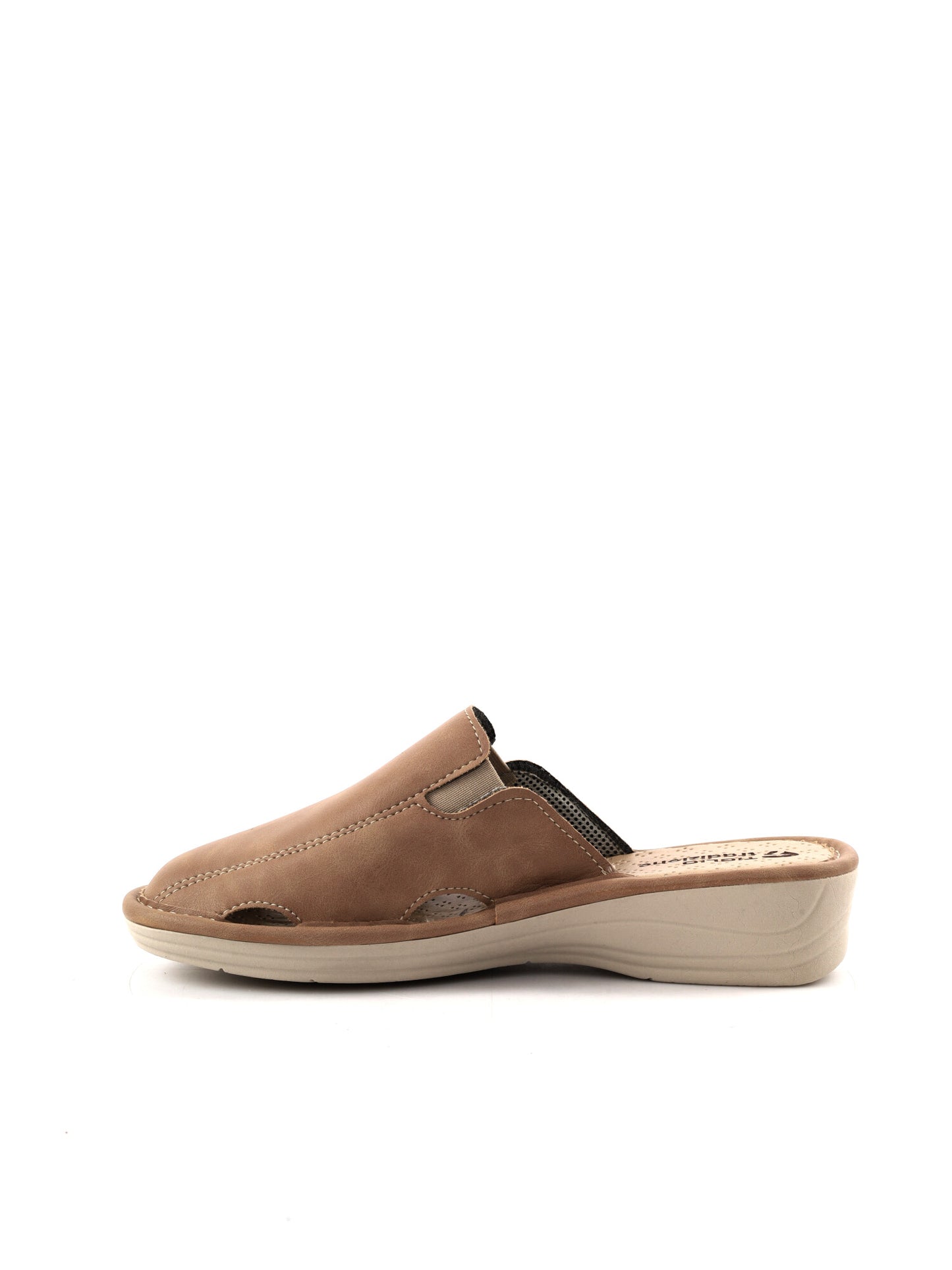 Tiglio 1629, ciabatta sabot beige da donna per uso quotidiano
