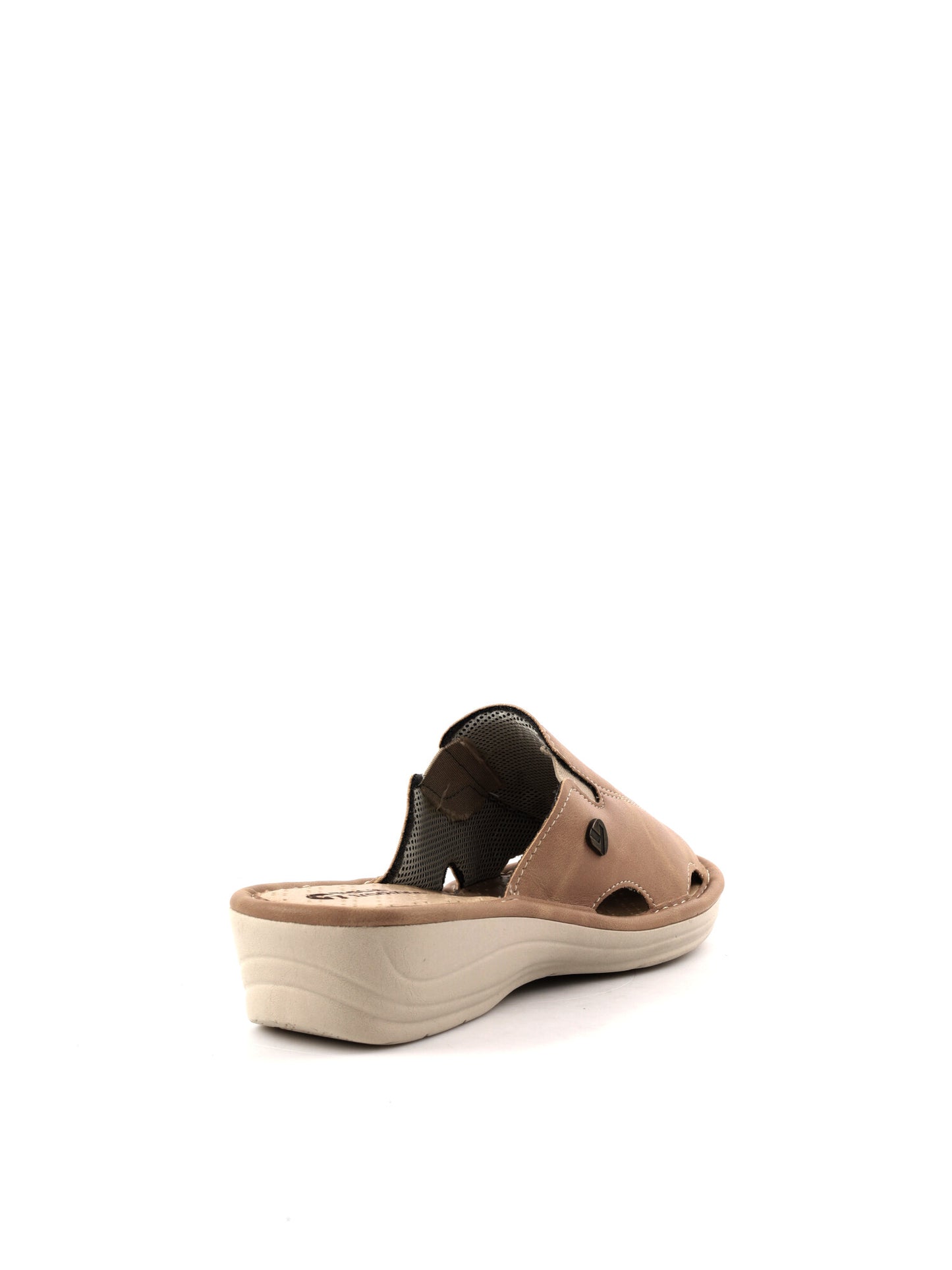 Tiglio 1629, ciabatta sabot beige da donna per uso quotidiano
