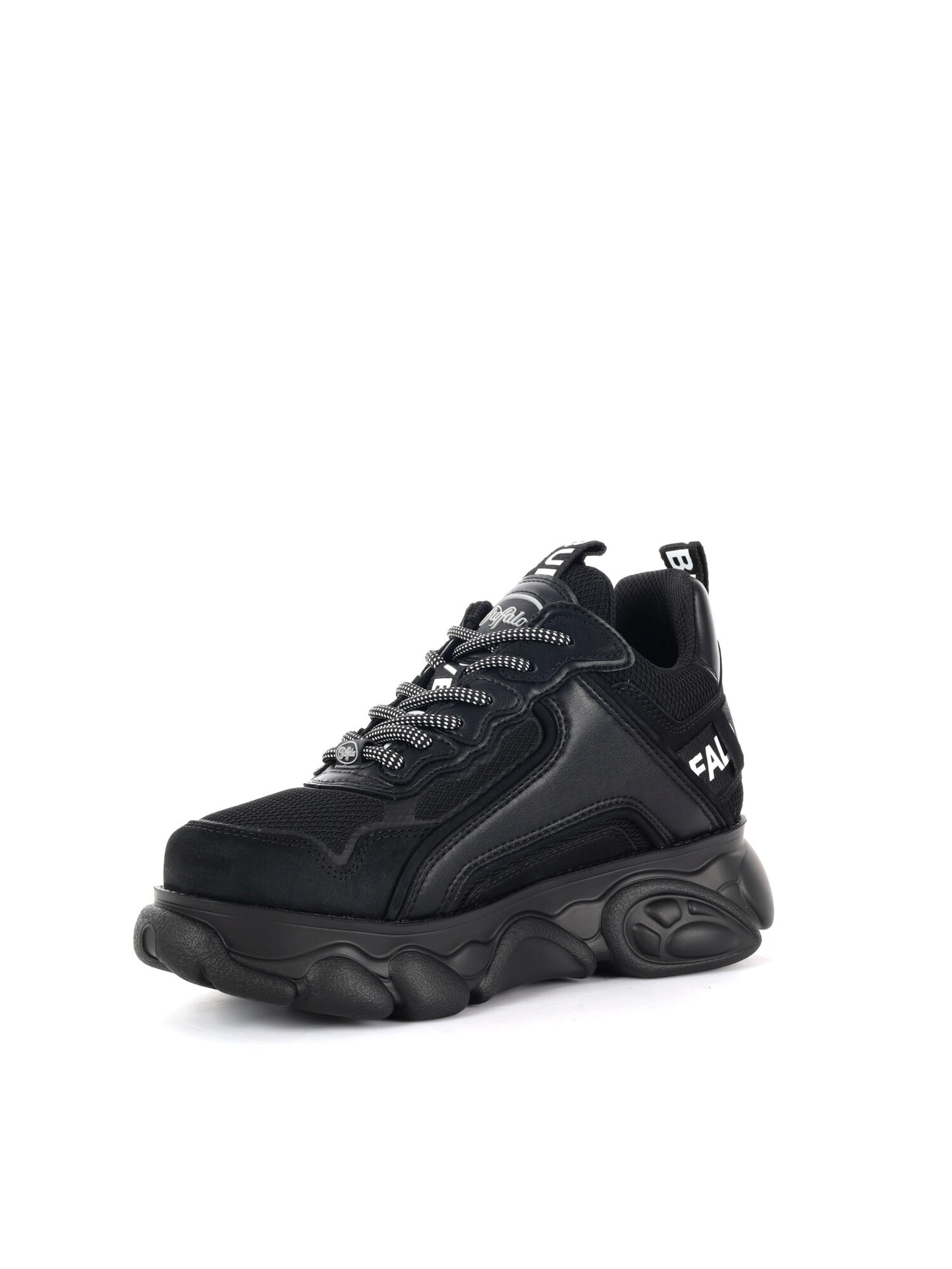 SNEAKERS CON PLATEAU CLD CHAI BUFFALO DA DONNA NERO