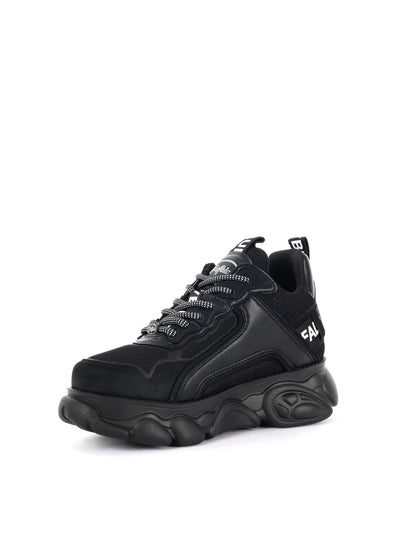 SNEAKERS CON PLATEAU CLD CHAI BUFFALO DA DONNA NERO
