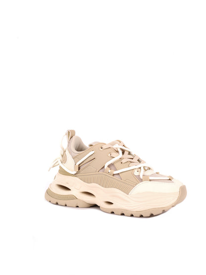 SNEAKERS TRIPLET LACE BUFFALO DA DONNA BEIGE
