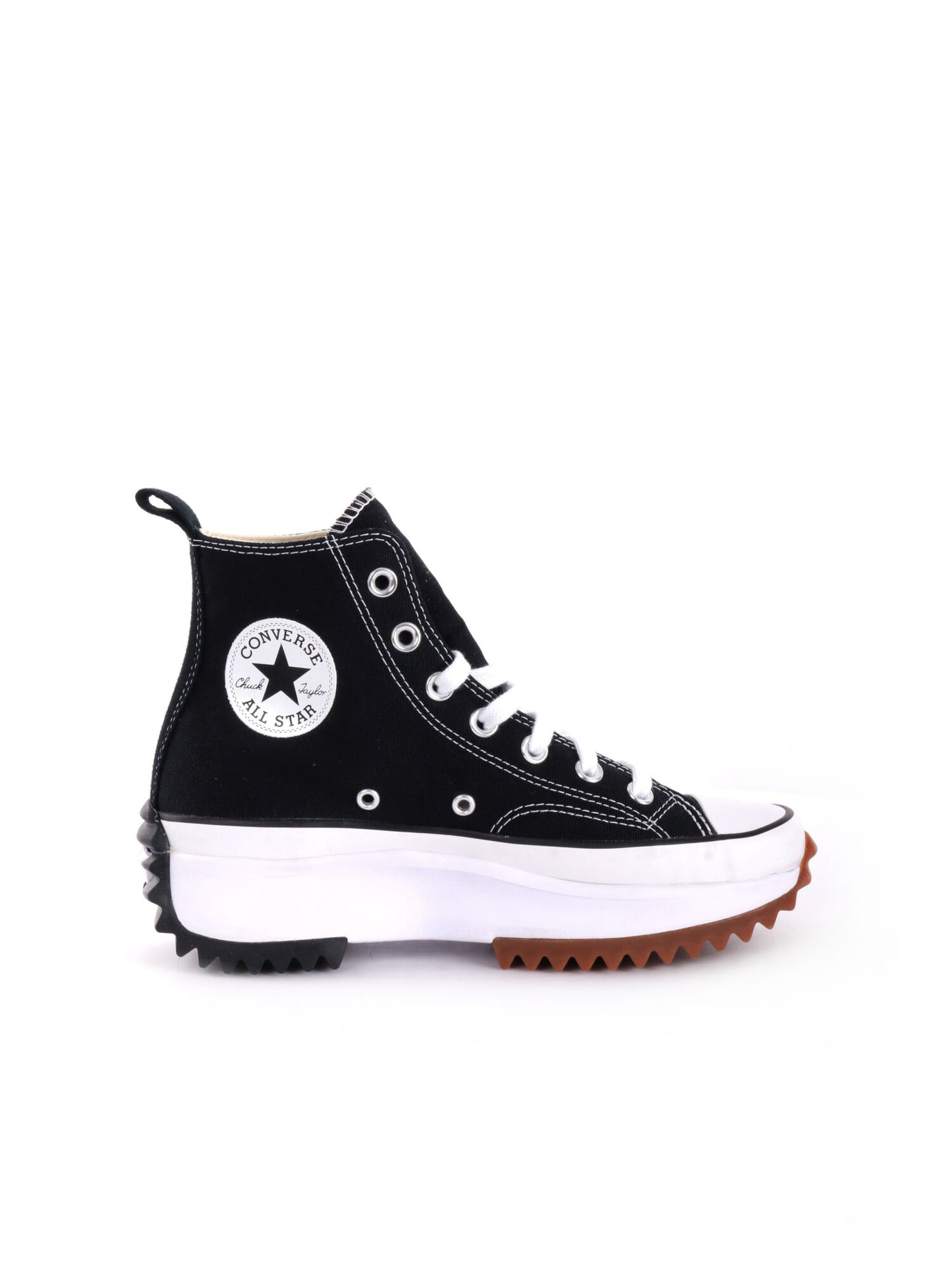 Converse Run Star Hi, sneakers platform nere da donna casual