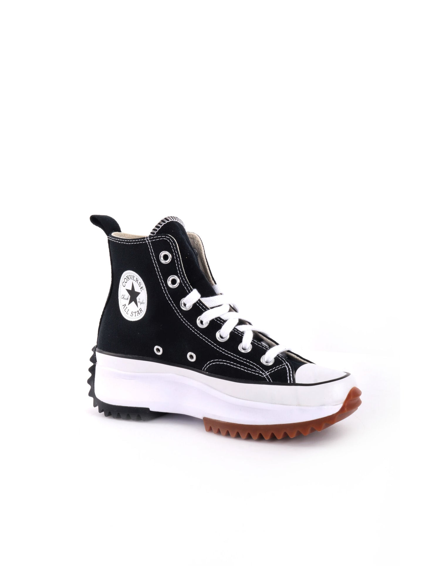 Converse Run Star Hi, sneakers platform nere da donna casual