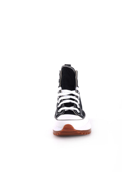 Converse Run Star Hi, sneakers platform nere da donna casual