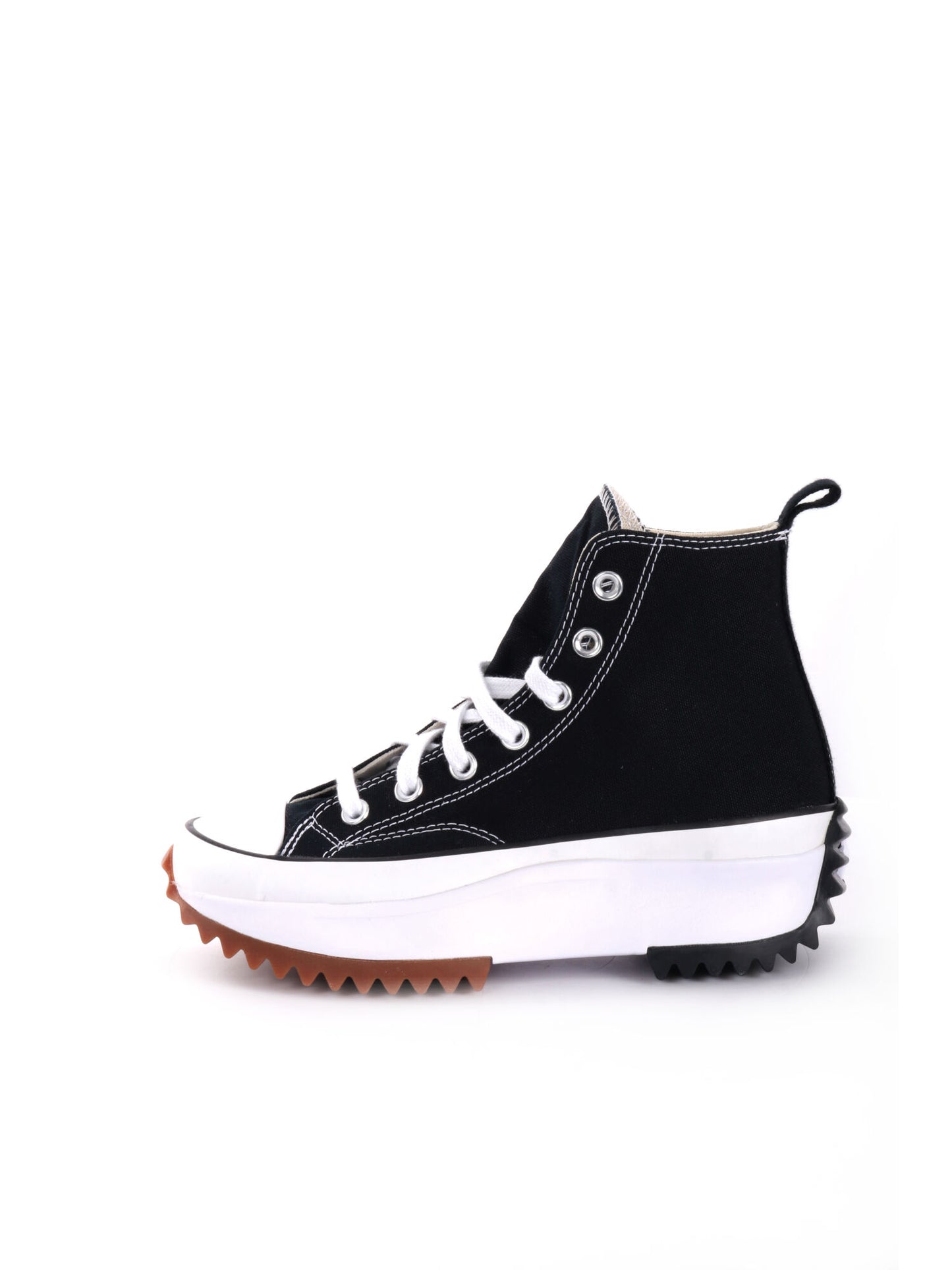 Converse Run Star Hi, sneakers platform nere da donna casual