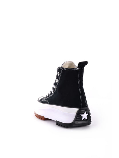 Converse Run Star Hi, sneakers platform nere da donna casual