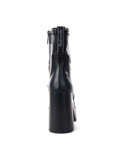 STVALETTO ALTO CON PLATEAU REFRESH DA DONNA NERO