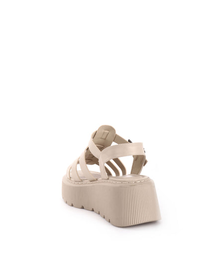 SANDALO CON ZEPPA REFRESH DONNA BEIGE