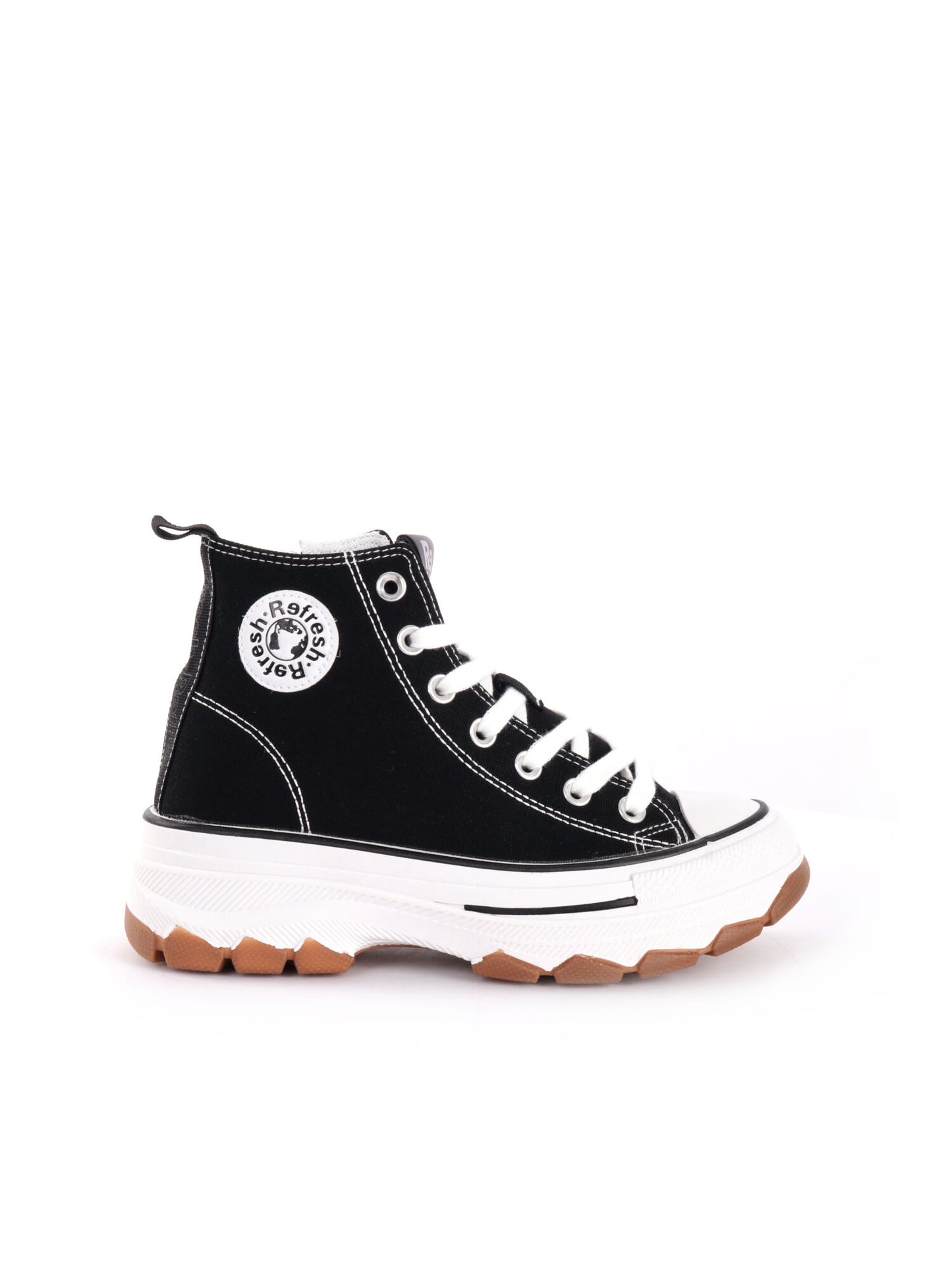SNEAKERS CON PLATFORM REFRESH DONNA NERO