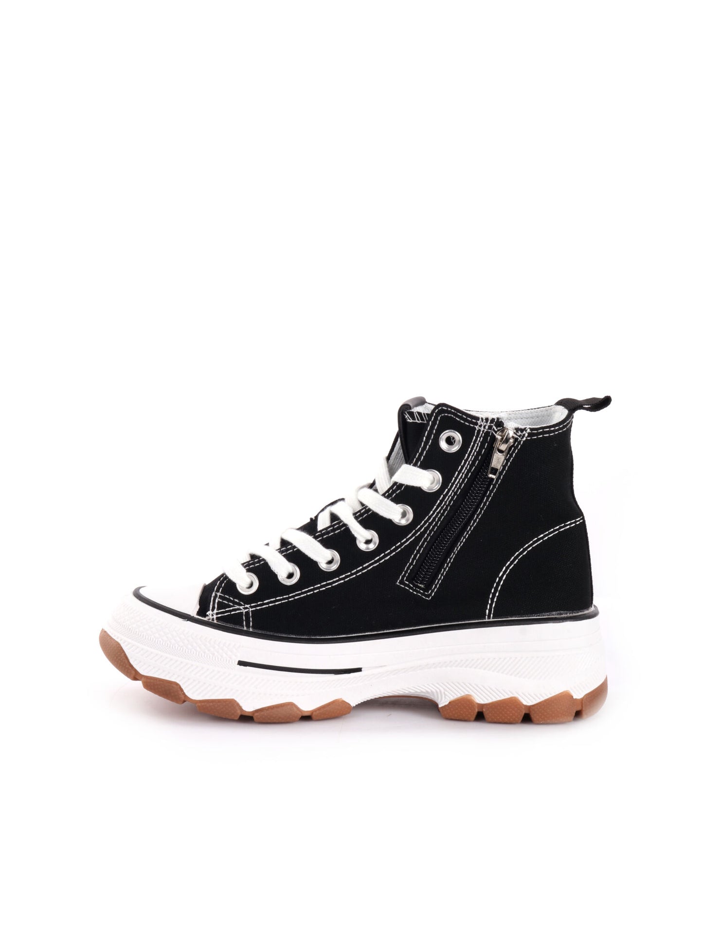 SNEAKERS CON PLATFORM REFRESH DONNA NERO