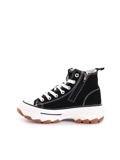 SNEAKERS CON PLATFORM REFRESH DONNA NERO