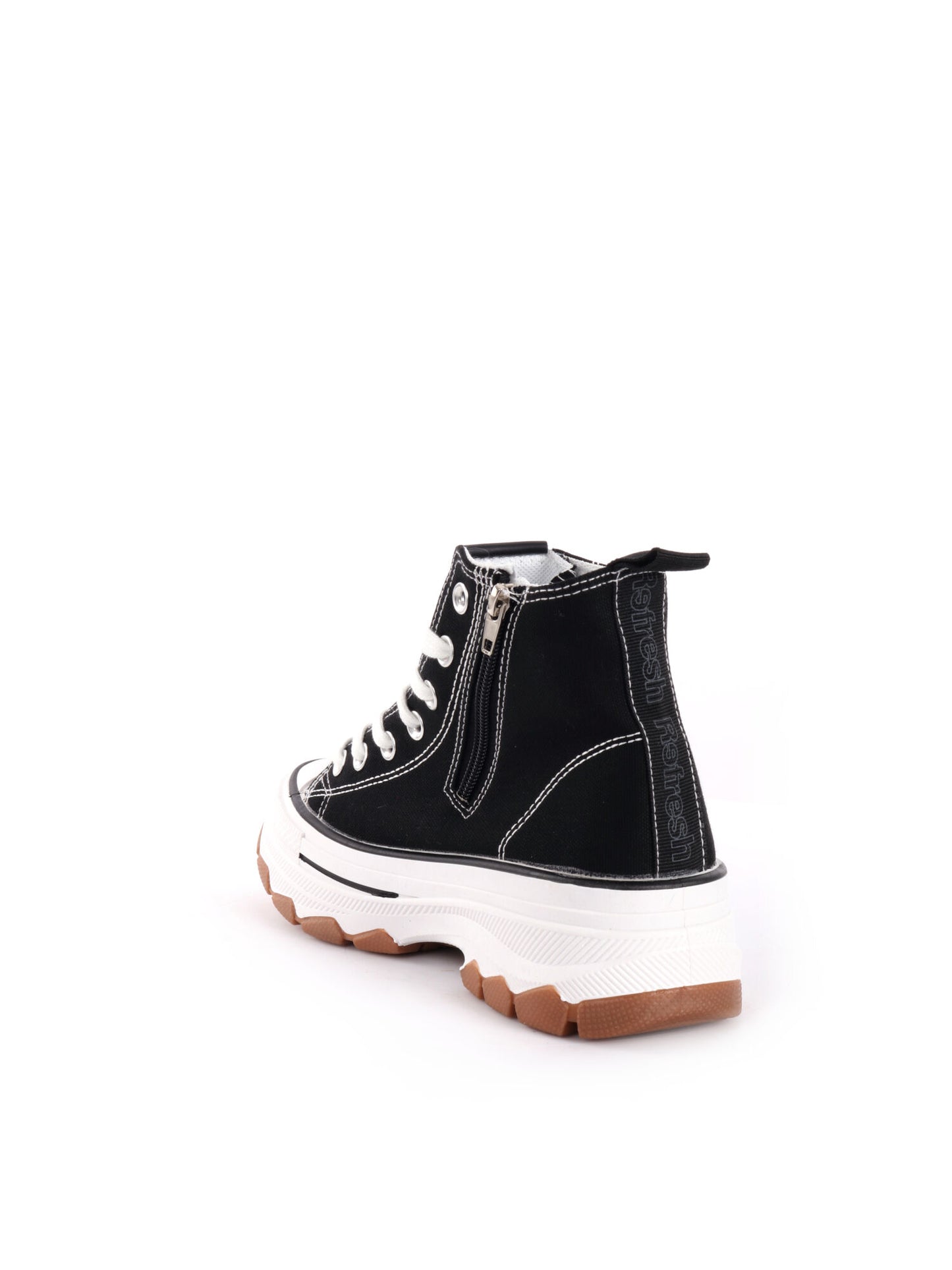 SNEAKERS CON PLATFORM REFRESH DONNA NERO
