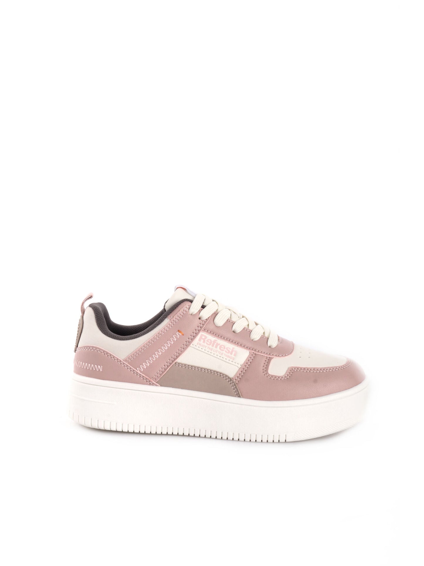 SNEAKERS CON PLATFORM REFRESH DONNA NUDO