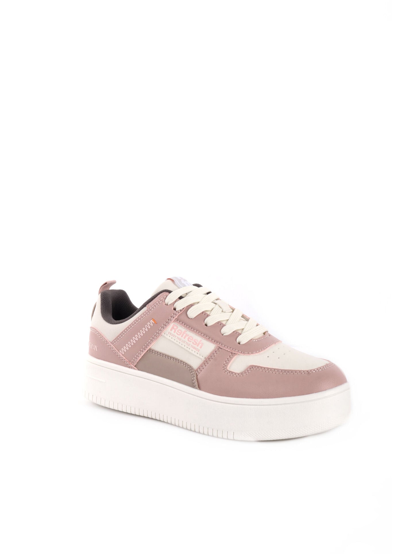 SNEAKERS CON PLATFORM REFRESH DONNA NUDO