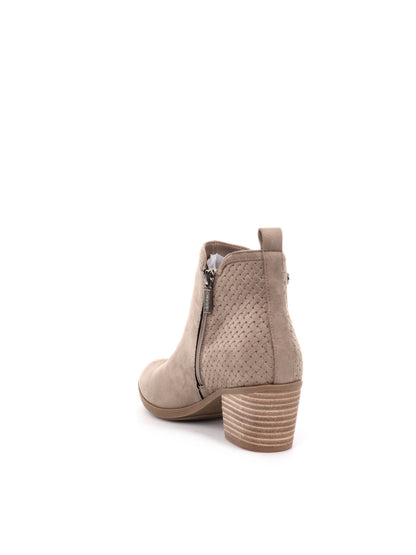 STIVALETTO CON ZIP REFRESH DONNA TAUPE