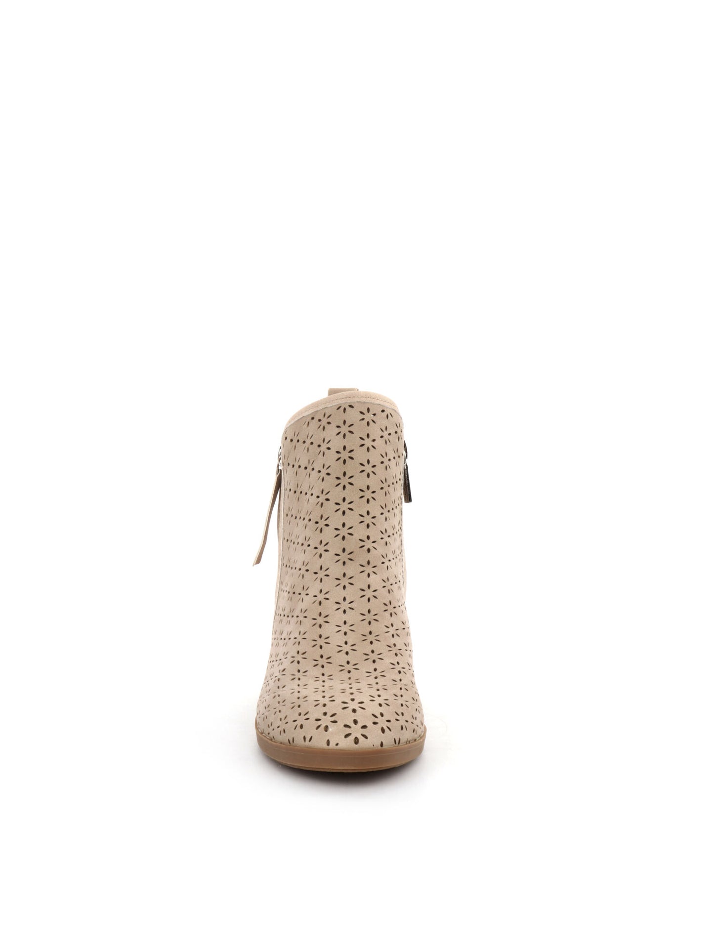 STIVALETTO CON ZIP REFRESH DONNA BEIGE