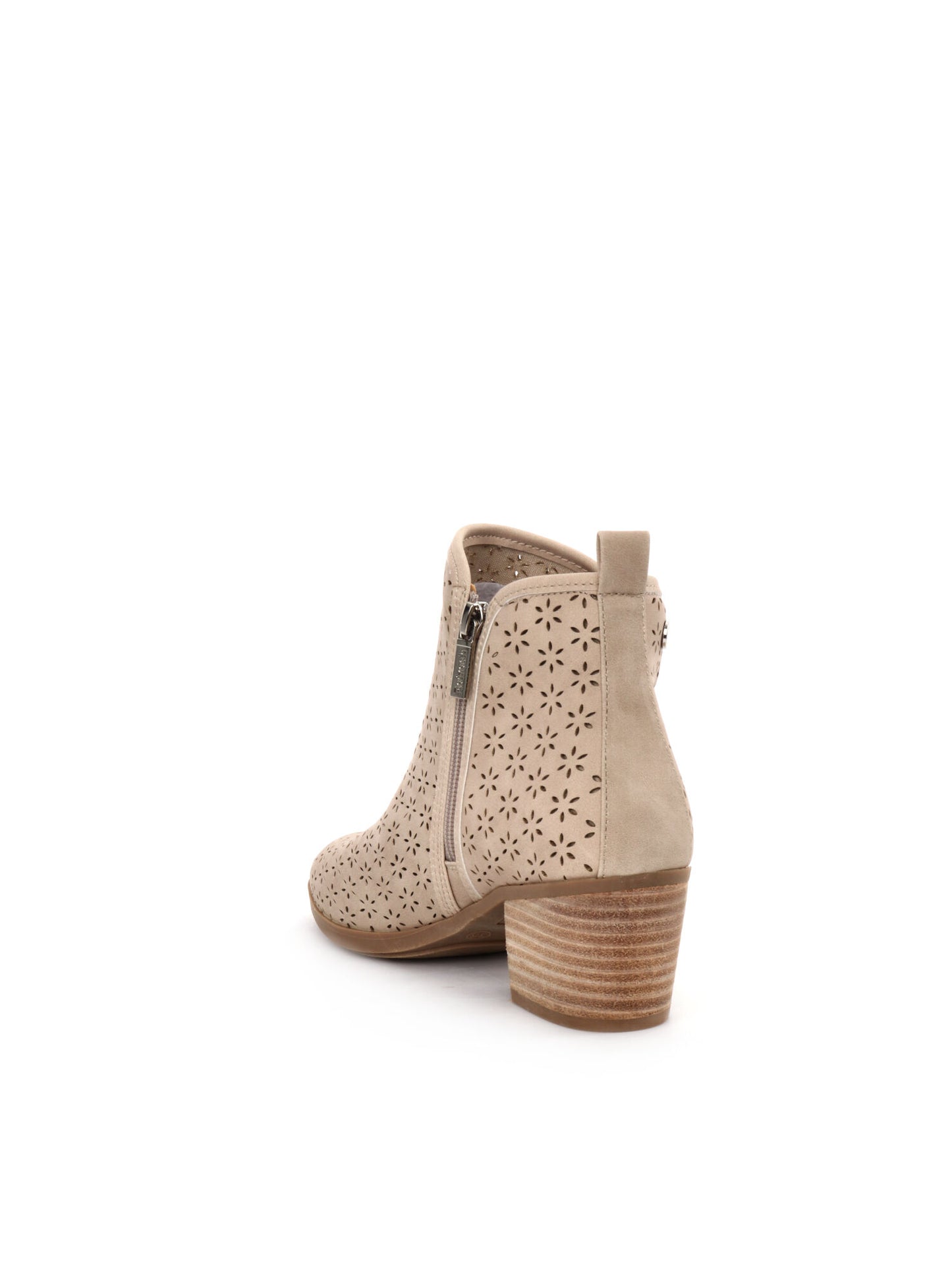 STIVALETTO CON ZIP REFRESH DONNA BEIGE