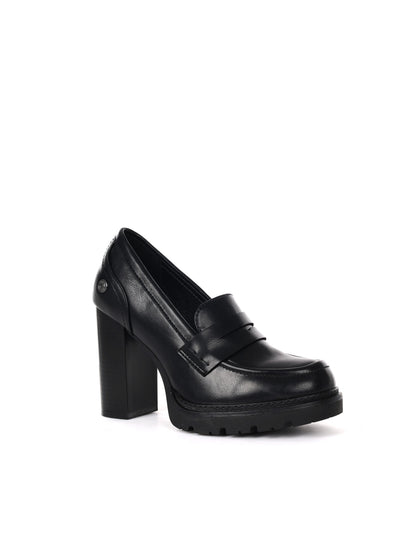MOCASSINO CON TACCO REFRESH DA DONNA NERO
