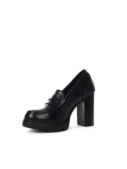 MOCASSINO CON TACCO REFRESH DA DONNA NERO