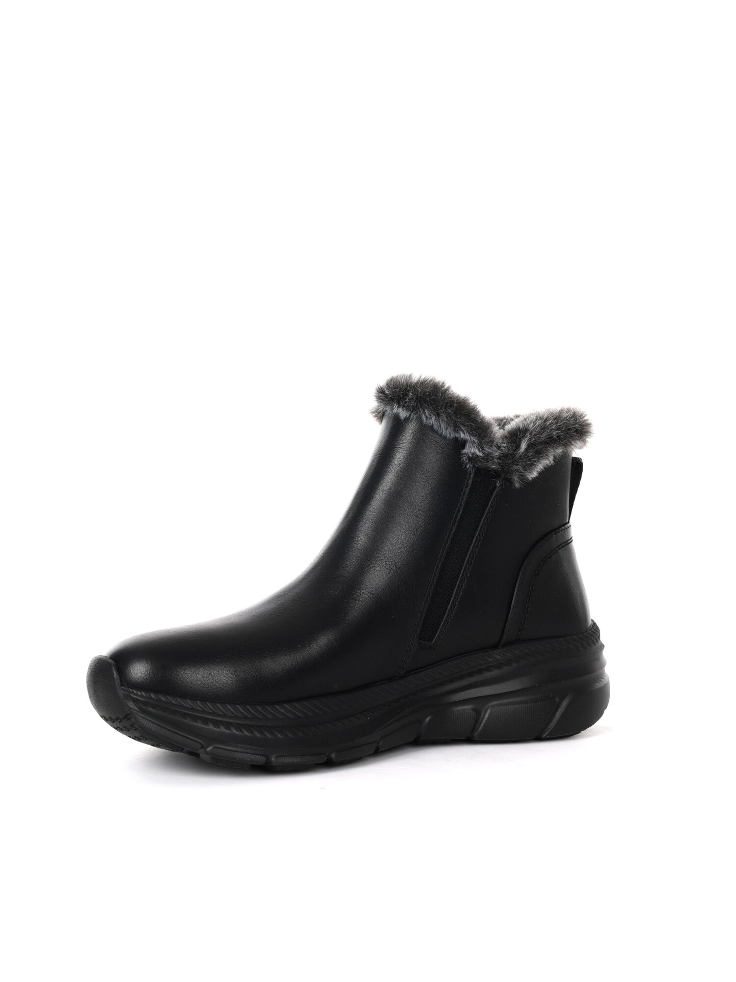 STIVALETTO CON PELLICCIA REFRESH DA DONNA NERO