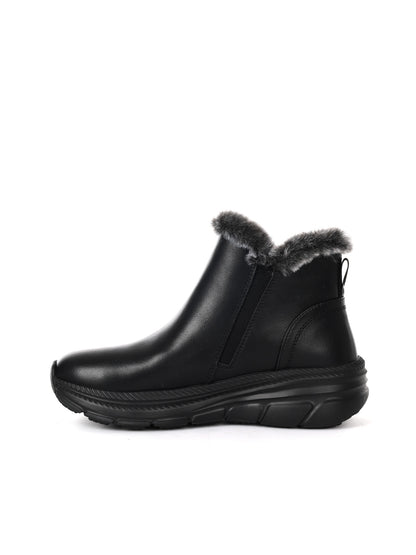 STIVALETTO CON PELLICCIA REFRESH DA DONNA NERO