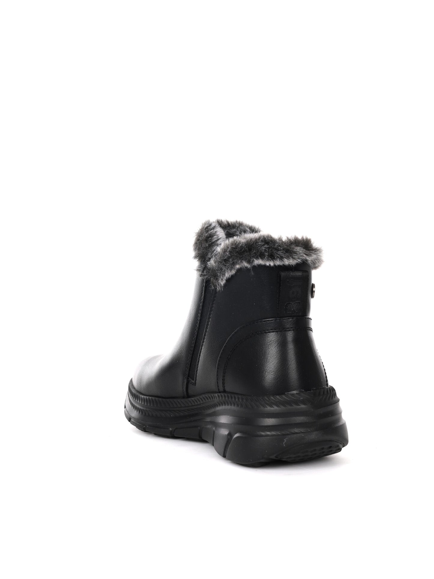 STIVALETTO CON PELLICCIA REFRESH DA DONNA NERO