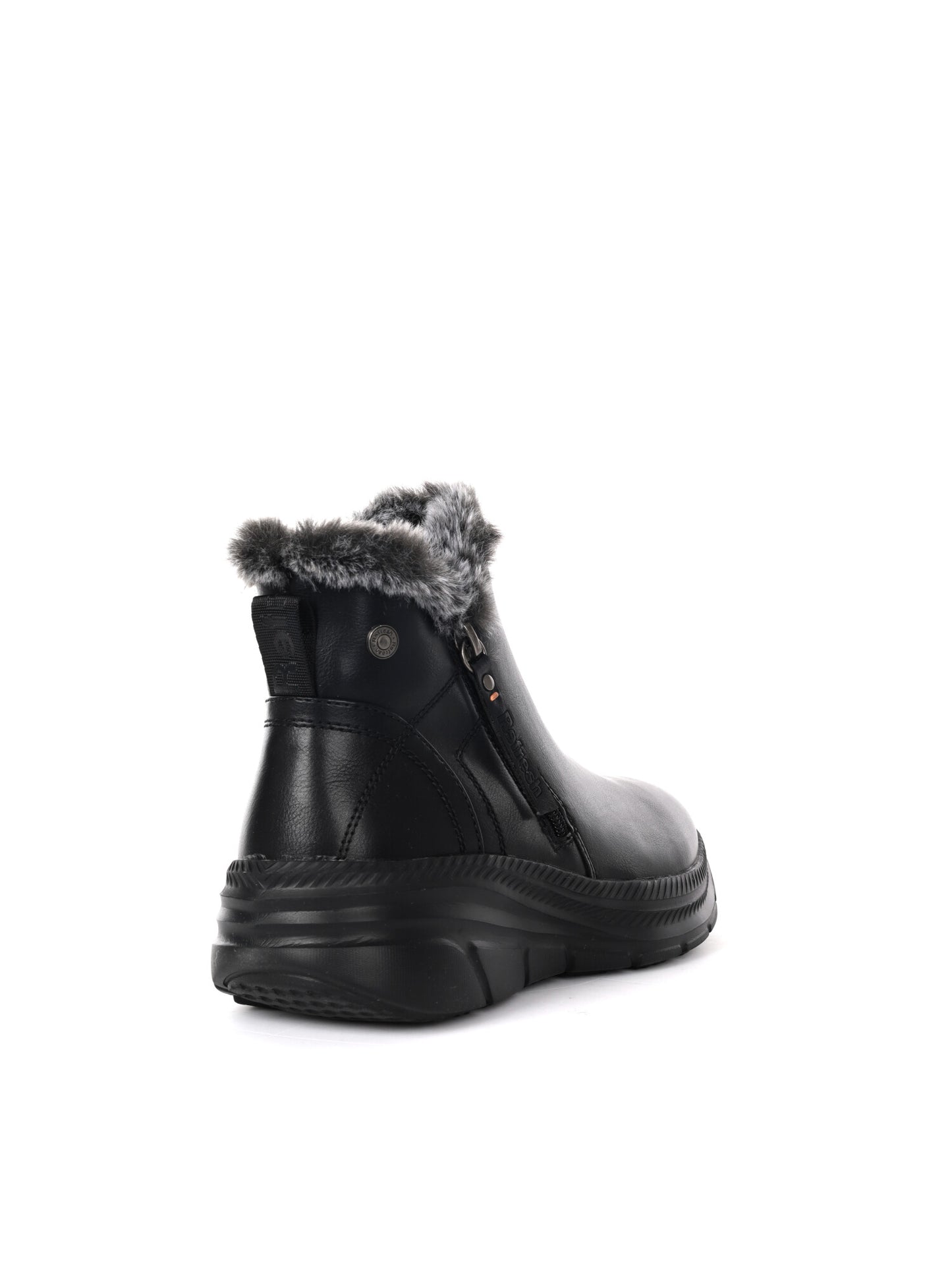 STIVALETTO CON PELLICCIA REFRESH DA DONNA NERO