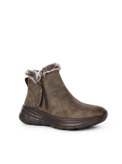 STIVALETTO CON PELLICCIA REFRESH DA DONNA TAUPE