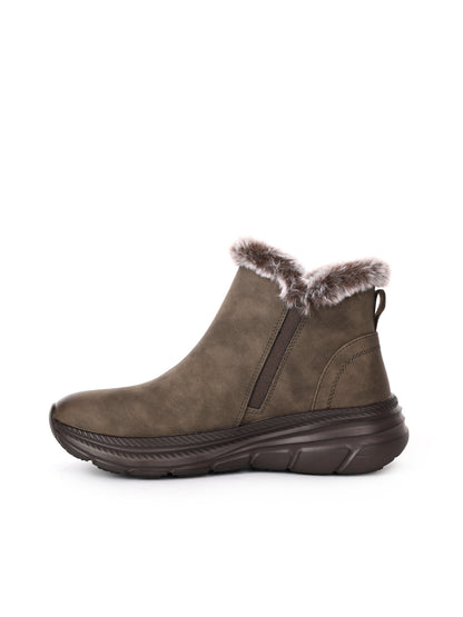 STIVALETTO CON PELLICCIA REFRESH DA DONNA TAUPE