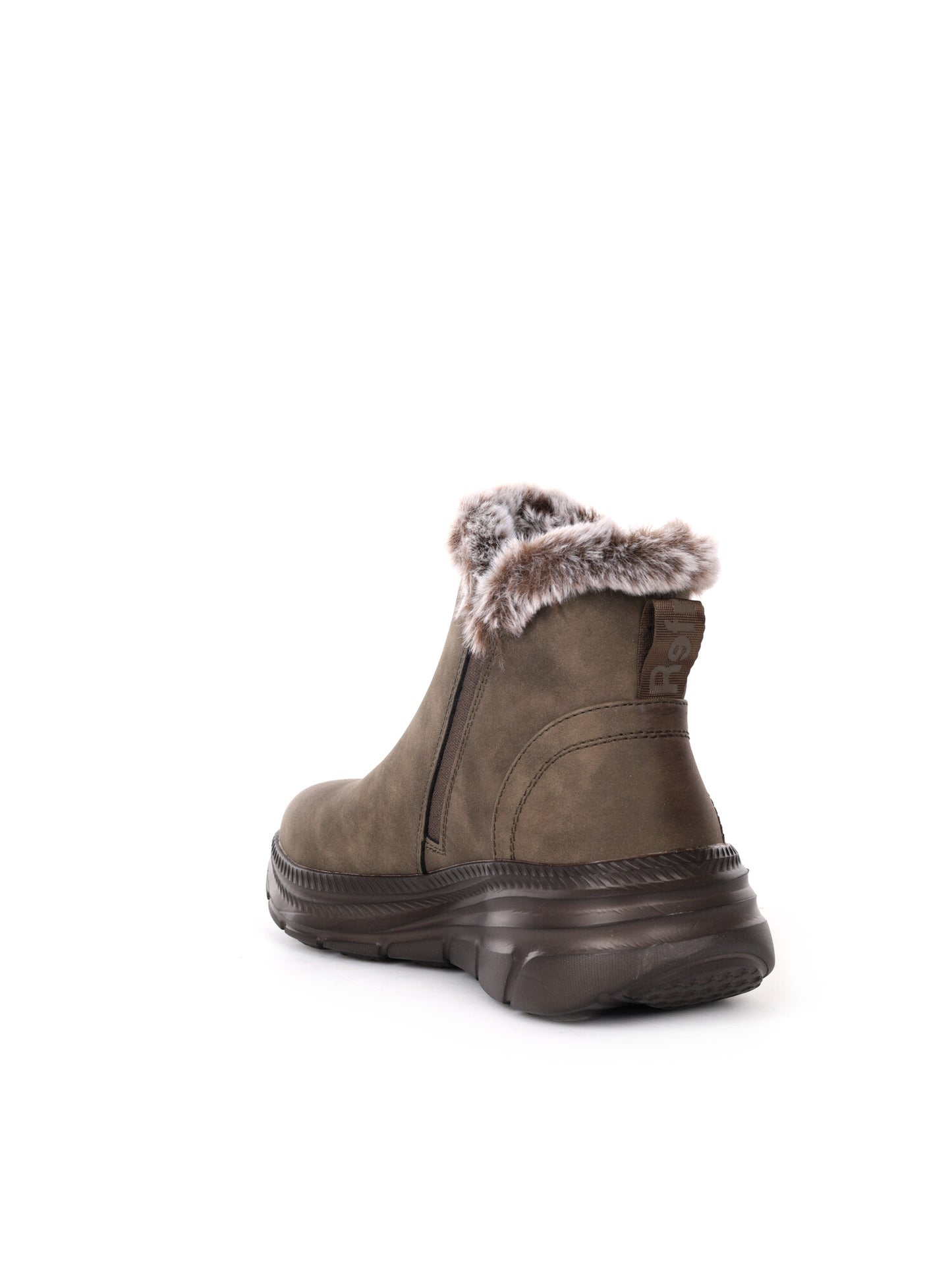 STIVALETTO CON PELLICCIA REFRESH DA DONNA TAUPE