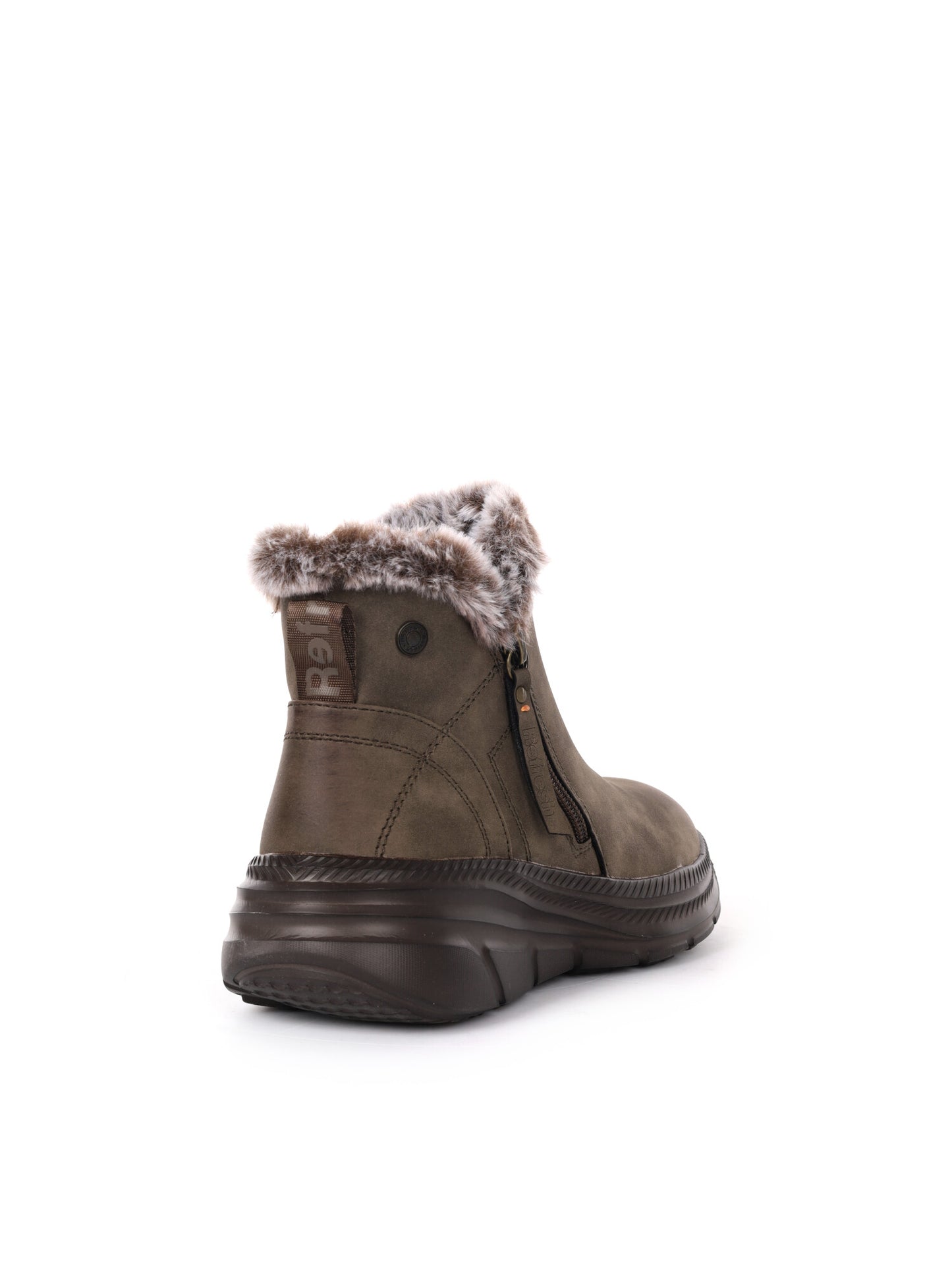 STIVALETTO CON PELLICCIA REFRESH DA DONNA TAUPE