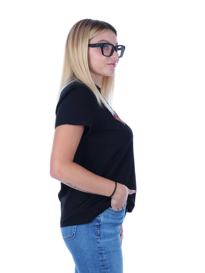 T-SHIRT CON STAMPA LEVI'S DONNA NERO