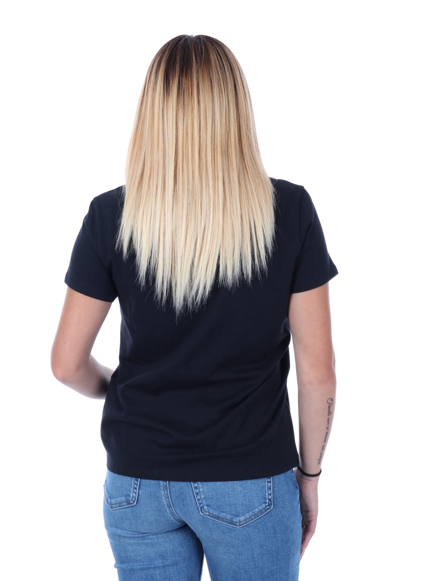 T-SHIRT CON STAMPA STRASS LEVI'S DONNA NERO
