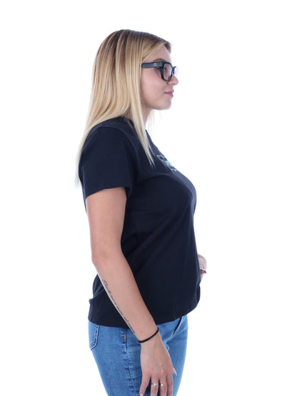 T-SHIRT CON STAMPA STRASS LEVI'S DONNA NERO