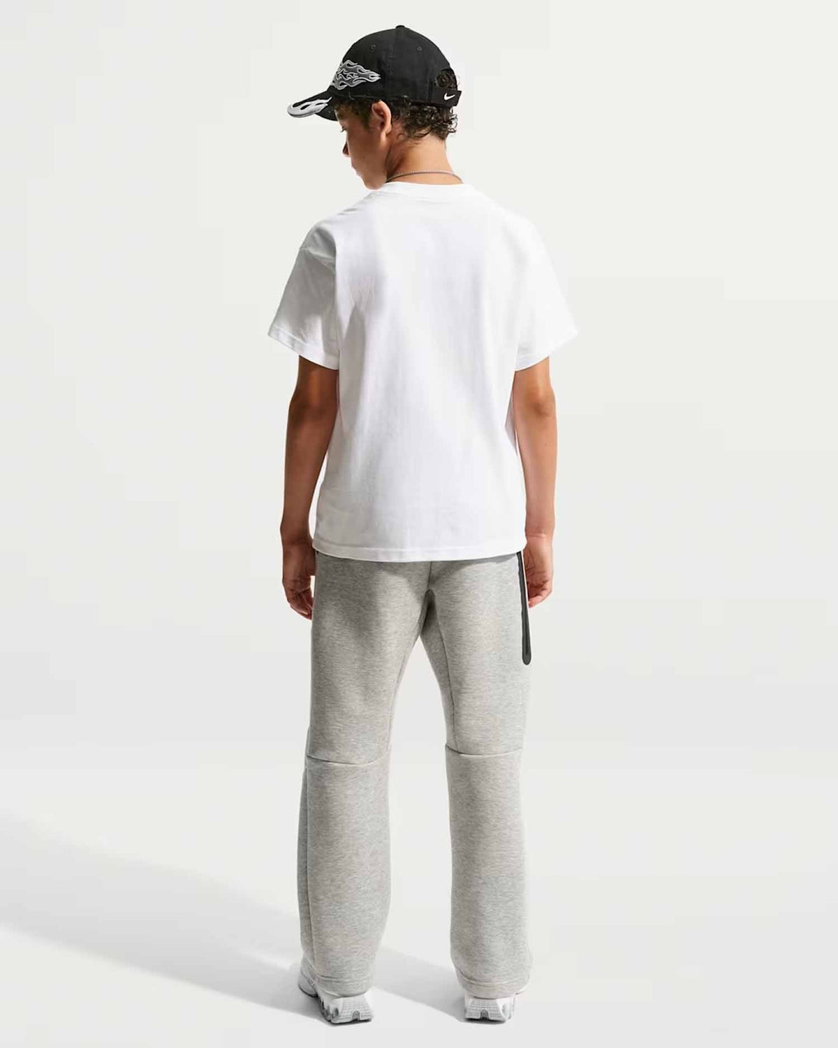 Nike b. t-shirt mm da bambino/a bianco