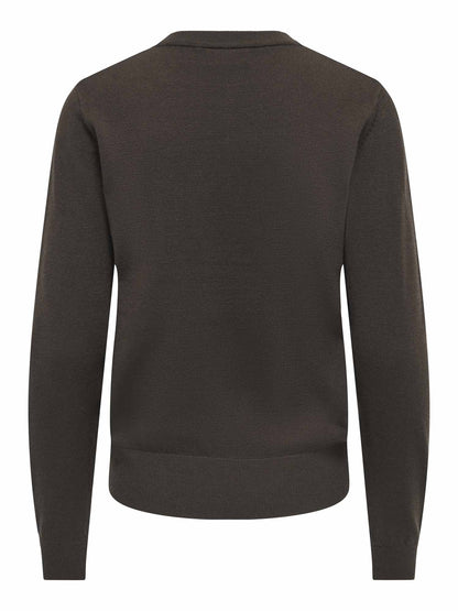 Jdy malou maglia da donna cioccolato